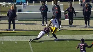 Toe-Tap INT! Bears get turnover with style points