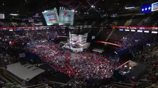 TIMELAPSE: Delegates take to the floor at the Republican National Convention