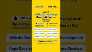 free Coding Classes | free app design | free logo Design #logodesign #figmadesign #anupgarh #coding