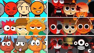 Incredibox   Sprunki but ONLY BOYS TRIO in Different Mods #oren #raddy #tunner #spunki