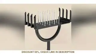 Carbon Steel Garden Meadow Dibbers Lawn Soil Loosening Device Long Handle Portable Multifunctional D