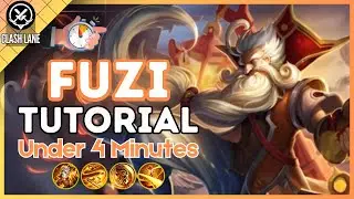 4-Minute Fuzi Tutorial in Clash Lane || (HoK S8) 2025