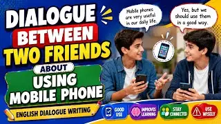 Dialogue between two friends about using  Mobile phone/Dialogue mobile phone/Mobile Phone Dialogue