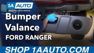How to Replace Front Bumper Valance 01-03 Ford Ranger