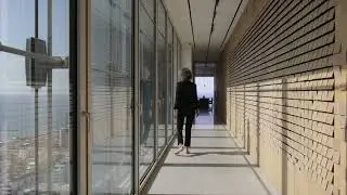 Anderman Architects - Wooden Mirror Apartment - Mirrors in action 1