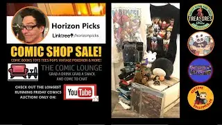 LIVE Friday Comics Shop BIN Claim Sale & Lounge Chat #146 Comic Books Tees Toys Marvel DC Variants