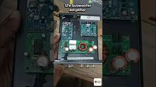 12V DC Subwoofer Amplifier #automobile #dolbysurround #dj #audioamplifier #song #audiosystem
