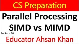 What is Parallel Processing? Types of Parallel Processing: SIMD vs MIMD |  CS Preparation Lec 16