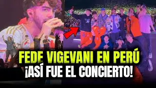 FEDE VIGEVANI HIZO ENL*QUECER A FANS PERUANAS EN SU SHOW &iexcl;GRAN CONCIERTO!