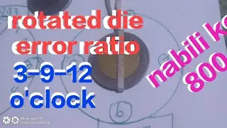 rotated die error..ratio .. price.. alamin