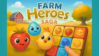 Farm Heroes Saga Gameplay &ndash; Fun Match-3 Puzzle Adventure! level  #casualgaming  #games #howto