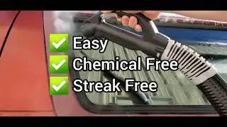 Cleaning Glass With Steam | US STEAM SeaHawk Steam Vacuum | Chemical Free