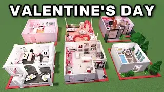 VALENTINE'S DAY BUILD BATTLE in Bloxburg