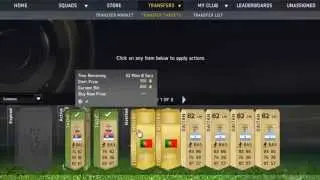 FIFA 15 WEB APP: How to trade with Non-Rare Gold Players!