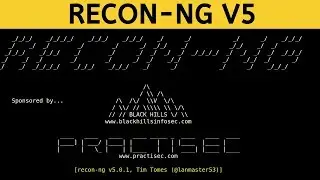 Recon-ng V5 - Generating Reports