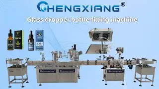 Glass dropper bottle filling line/Dropper packaging machine/Dropper filling and capping machine
