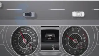 Активная сигнализация перестроения W166 GLE-Class