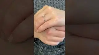 Asymmetrical Solitaire Engagement Ring | Akilina | Ethica