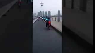 wearable LED vest for cyclist