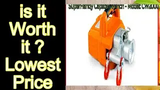 SuperHandy Capstan Winch - Model- CW2000 Features - Important Information