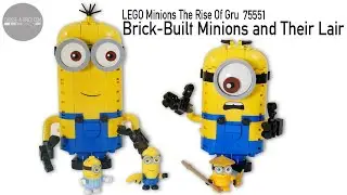 LEGO Minions set 75551 - Brick-built Minions and their Lair