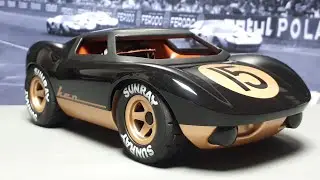 Playforever Ken Cash GT40 designer toy Mini  Miles push inertia plastic car review toddler
