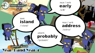 Common Words for Year 3 and Year 4 | Meaning, Spelling, and Example Sentences | exception words