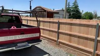 232ft 6ft tall cedar fence with post master(steel post)