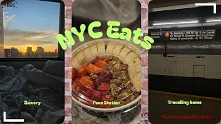 What I Ate in NYC | Bowery, Penn Station + Travel Home 🗽