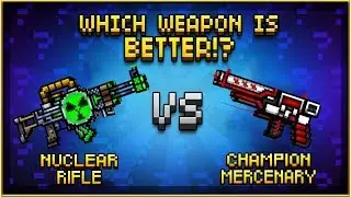 Nuclear Rifle VS Champion Mercenary - Pixel Gun 3D