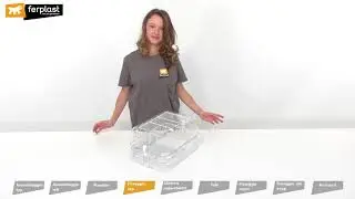 FERPLAST COMBI 1 FUN GABBIA PER CRICETI : ISTRUZIONI DI MONTAGGIO