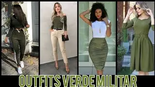 ❤️OUTFITS DE MODA ❤️ VERDE MILITAR MUJER #ATUENDOS2021 #MODA2021MUJER