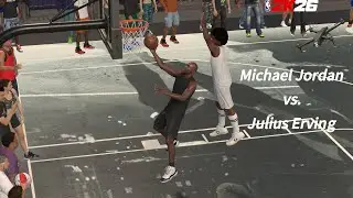 NBA 2K26 - Michael Jordan vs. Julius Erving | Blacktop