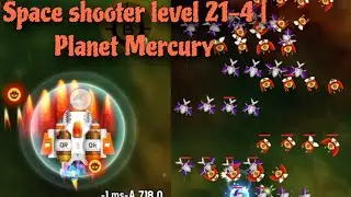 Space Shooter Level 21-4 | Planet Mercury #galaxy #spaceshooter #gaming