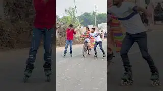 #skating #cute #girl #road #proposal #reaction #india #youtubeshorts #vairalvideo #shorts