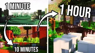 Can I build a DINOSAUR Enclosure In 1 MIN, 10 MINS and 1 HOUR?