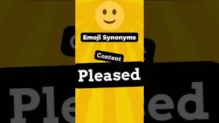 Emoji Vocabulary: 🙂 Slightly Smiling Face Synonyms #emojiwordplay #vocabulary #englishwordgames