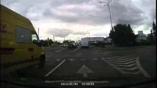 Grudziądz- wszystkie manewry na największym skrzyżowaniu !!!