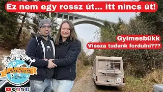 Úttalan utakon a lakóautóval