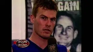 Luke Darcy post game interview round 22, 1999 AFL