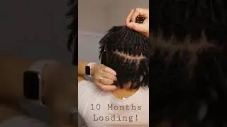 10 Months Loading! On my way to 1 year of being Loc&rsquo;d 🫶🏽🤎 #locjourney #locs #shortlocs