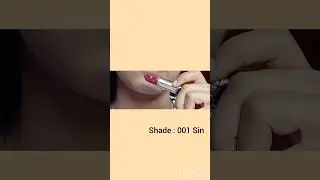 Colourbar Sinful Matt Lipsticks Shade Sin 001 #colorbarcosmetics #colobarlipstick #sinfulmatte