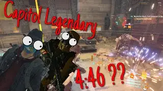 sub 5 Legendary [ new WR ! ] - Capitol Speedrun in the division 2