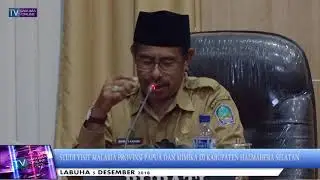 STUDI VISIT PROGRAM MALARIA PROVINSI PAPUA DAN MIMIKA DI KAB. HALMAHERA SELATAN