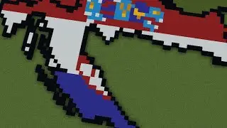 How to build the world map in minecraft &mdash; Europe Part 6 &mdash; Croatia 🇭🇷