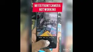 Mi 11x front camera not working #shorts #shortvideo #youtubeshorts