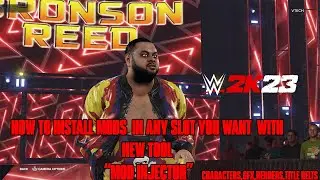 How to Install Mods, Characters,Renders,Gfx, Championship Titles,in Any slot You want in WWE 2K23