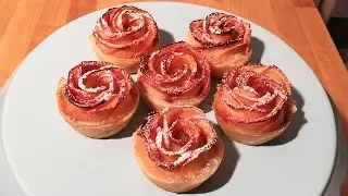 Simple and Beautiful Apple Roses - Cheeky Crumbs