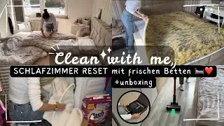 CLEAN WITH ME🫵🏼 frische BETTEN 🛏️ + neuer IONEN F&Ouml;HN 🤩 Haartrockner im Test & Review | Putzen | Vlog