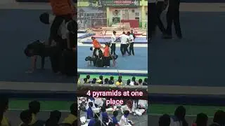 4 pyramids at one place in my school